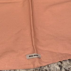 Miu Miu dust bag